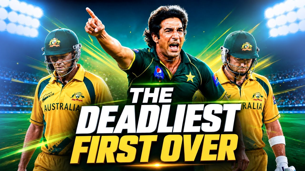 Wasim Akram Destroys Gilchrist and Ponting First Over | A Brief History of Cricket Down Under