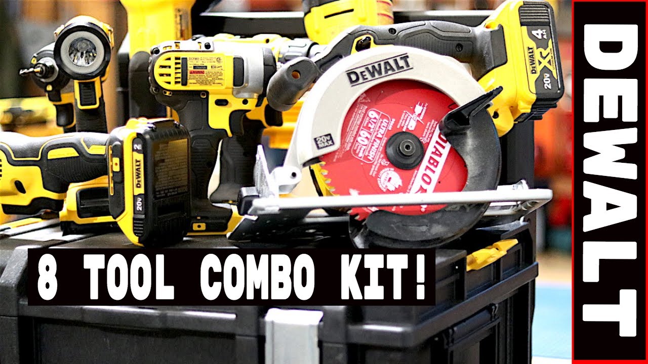 THE ULTIMATE DEWALT COMBO TOOL KIT!! 8 MOST ESSENTIAL TOOLS & TOUGH SYSTEM BOX! DCKTS882D2M1