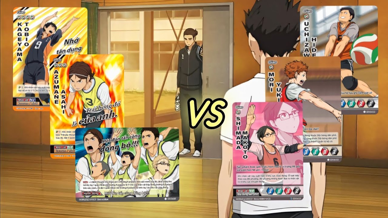 [Haikyu!!] Azume Asahi Tấn Công Đồng Bộ VS Đội Bóng Dân Phố Duel Battle.