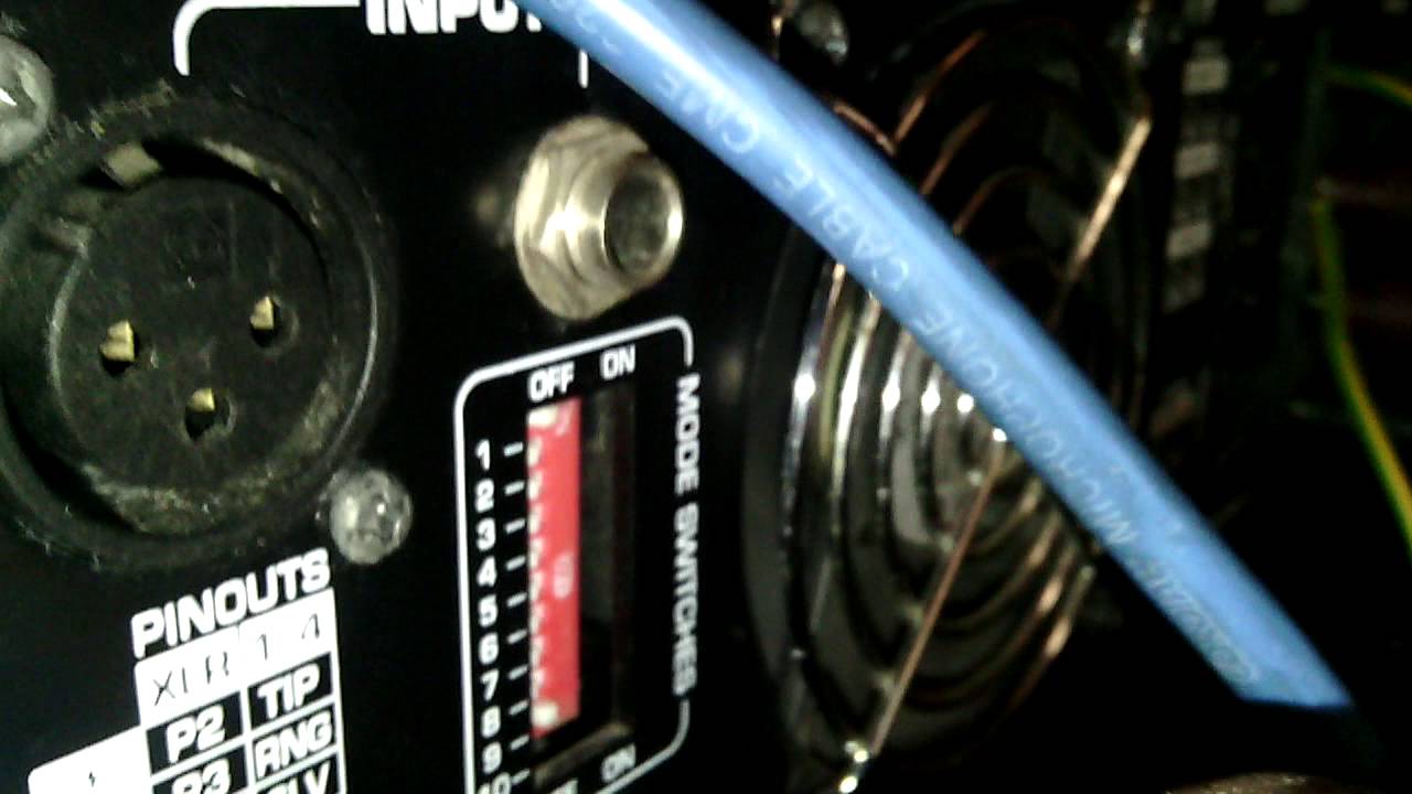 Behringer ep2500 test canal