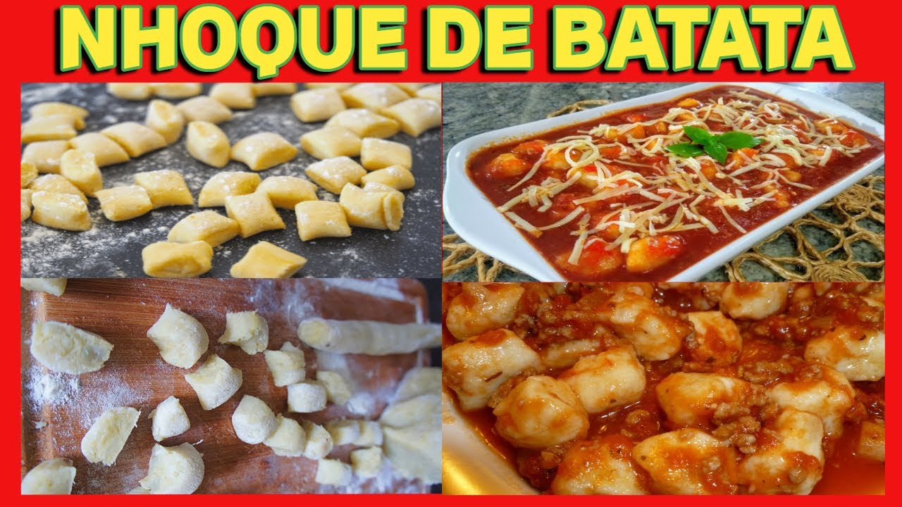 NHOQUE DE BATATA COM MOLHO FRESCO!