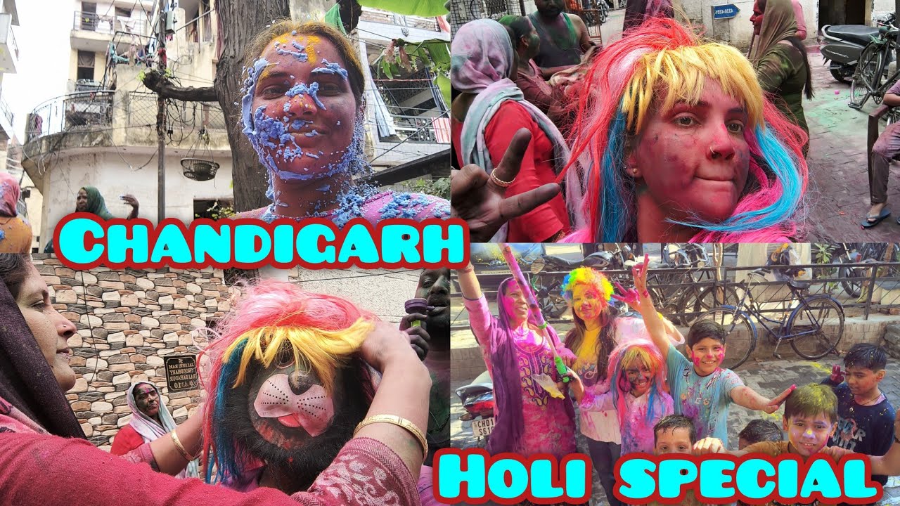 न्यू घर मेंपहली होली !! चंडीगढ़ की मस्ती भरी होली!! #anjukiduniya #2025holi #vlog