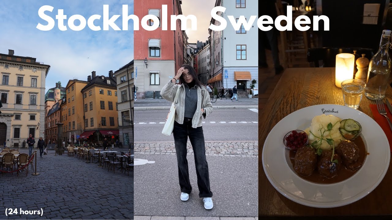 TRAVEL VLOG: A DAY IN STOCKHOLM, SWEDEN { food, sightseeing, architecture, what to do in 24 hours }