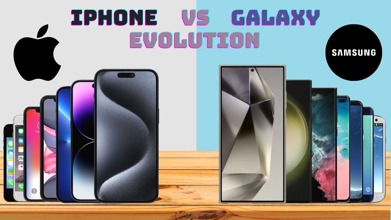 Apple iPhone vs Samsung Galaxy S Series Evolution With REALISTIC 3D Models!