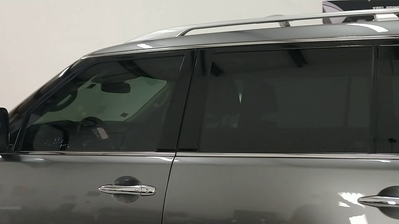 Tint Meter is how Tint Man matches the front doors with factory smoked rear windows, Xpel 15% Tint