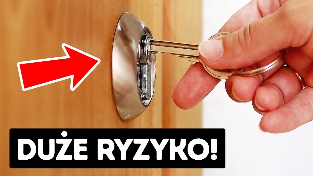 Przestań zostawiać klucz w drzwiach – to w niczym nie pomoże