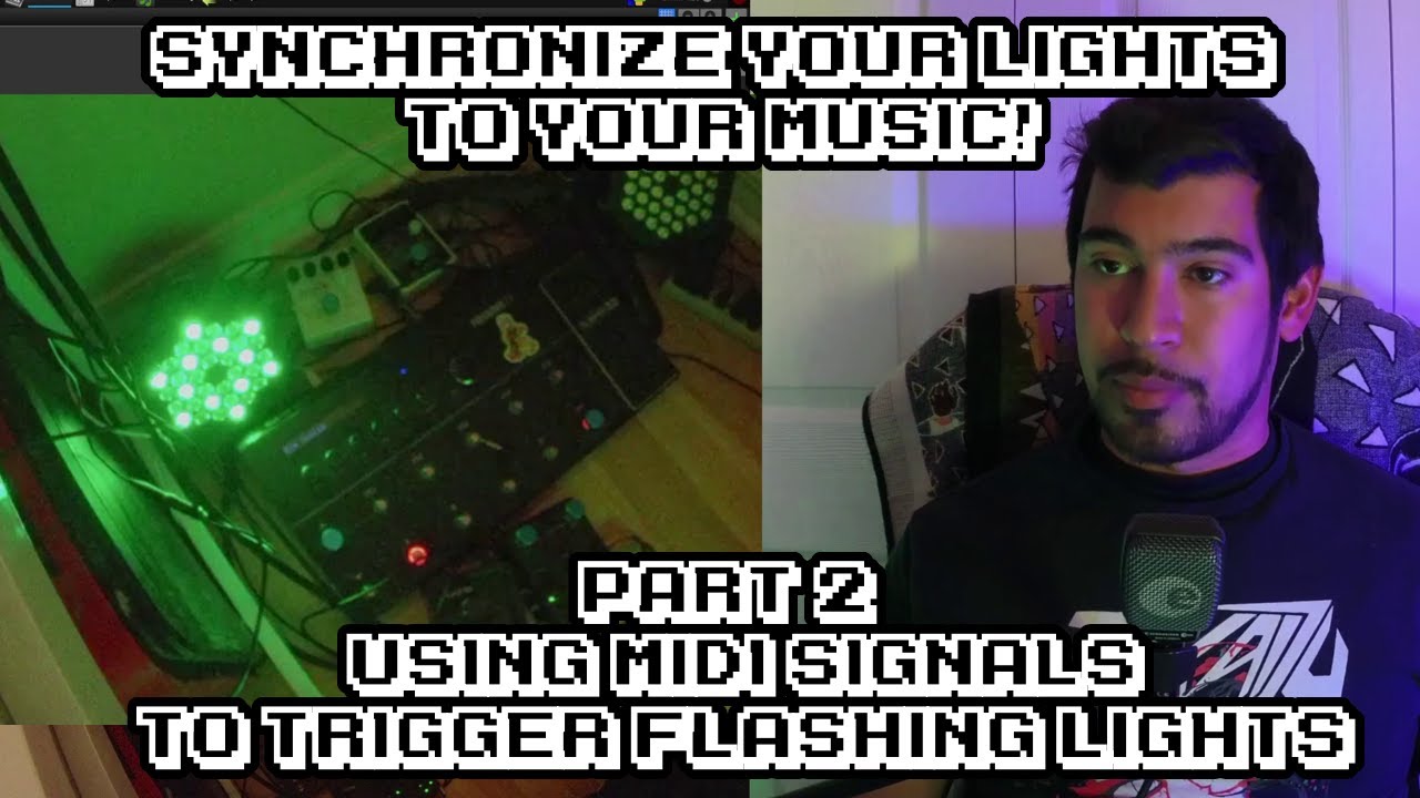 Synchronize Your Lights To Your Music! Part 2: Using MIDI Signals To Trigger Flashing Lights