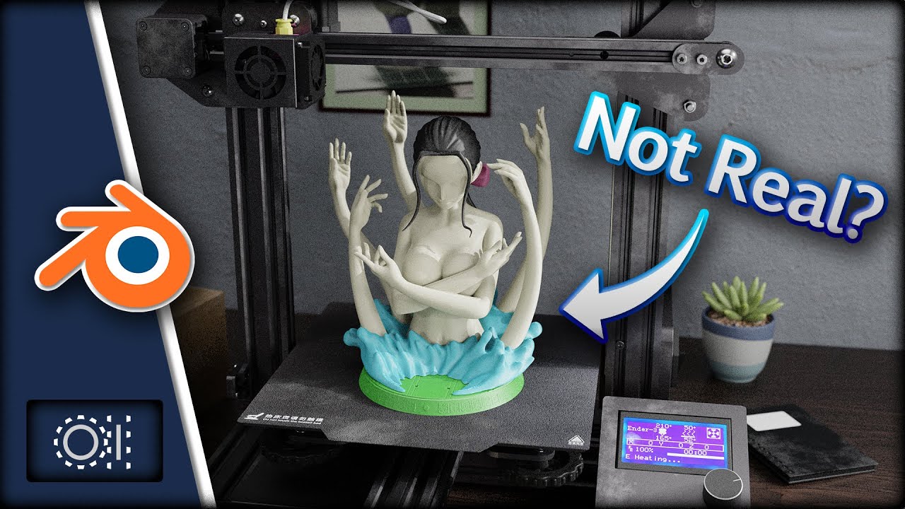 Ultra Realistic 3D Print Product Visualisation WITHOUT a 3D Printer