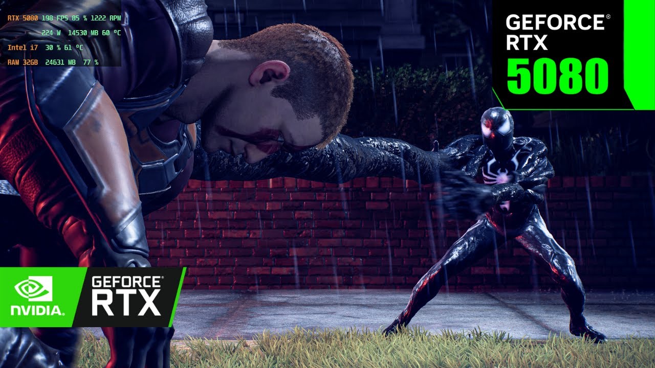 RTX 5080 | Spiderman Electric Suit  4K MAX SETTINGS RAYTRACING ON 32 GB