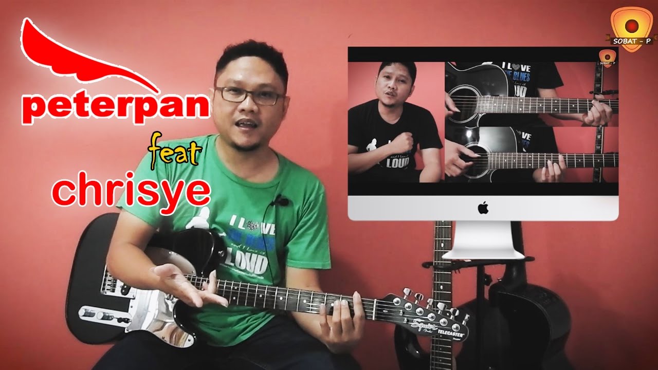 Tutorial Gitar Menunggumu - Peterpan feat Chrisye Lengkap (Chord, Intro, Melodi, Outro By Sobat P)