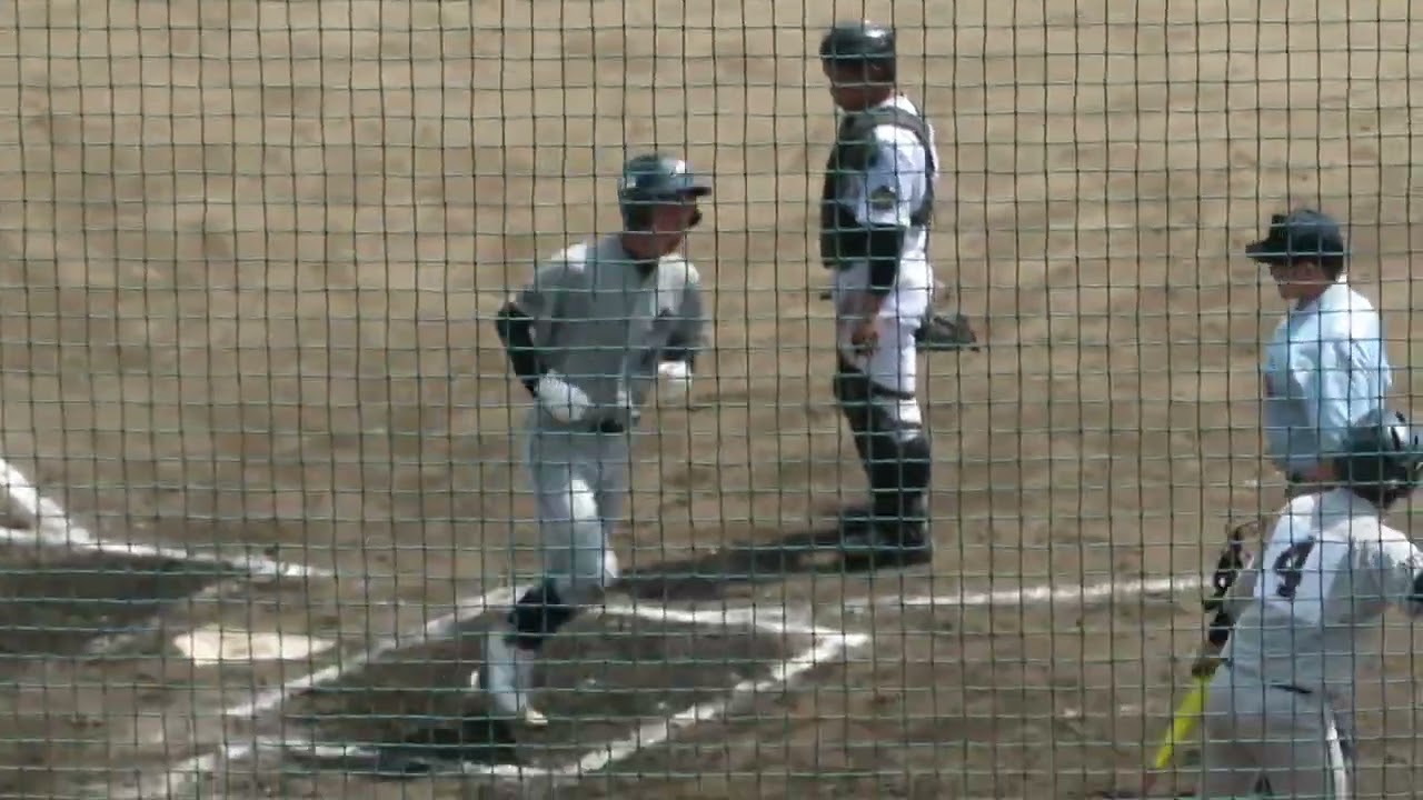 東浦高 榊原雅貴くんバックスクリーンへ満塁本塁打！中京大中京にリード