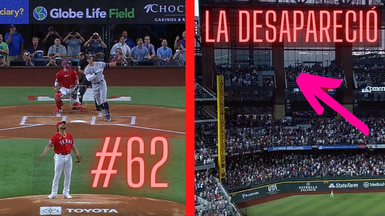 Así fue el HOME RUN 62 de AARON JUDGE para romper el récord de Roger Maris
