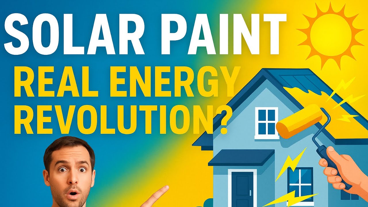 Solar Paint Is Coming: The Easy Way to Make Your House Generate Electricity!