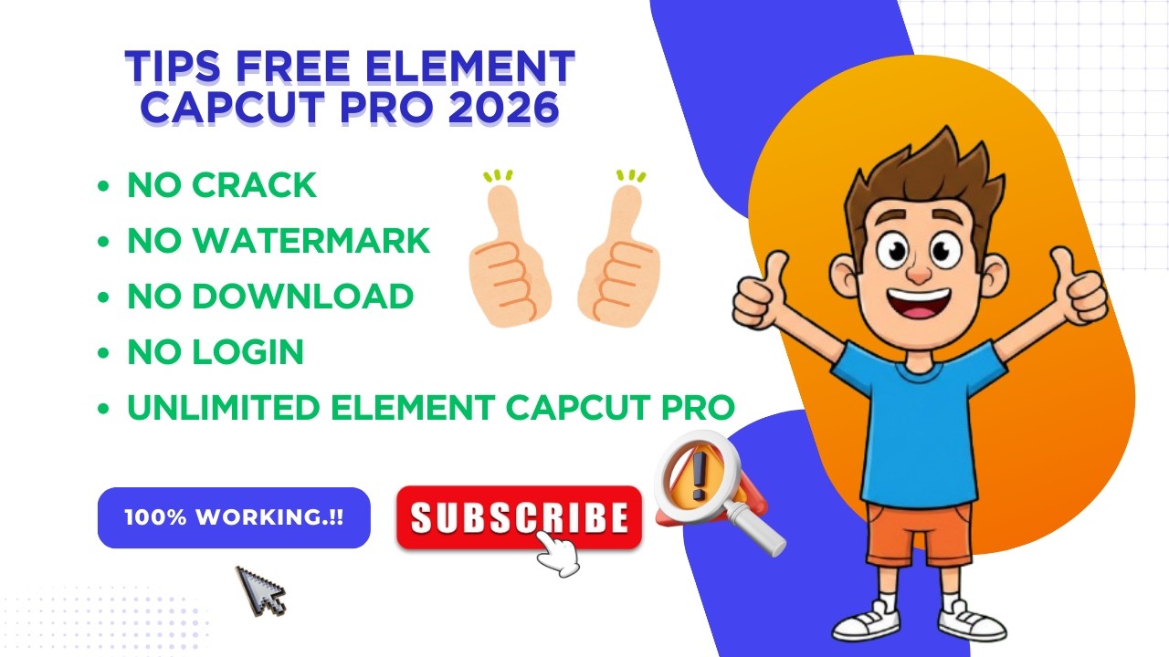 Cara Mendapatkan Element CapCut Pro di PC secara GRATIS Terbaru 2026 | Tanpa Crack, Tanpa Watermark!