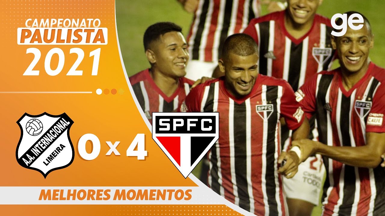 INTER DE LIMEIRA 0 X 4 SÃO PAULO | MELHORES MOMENTOS | 2ª RODADA PAULISTA 2021 | ge.globo