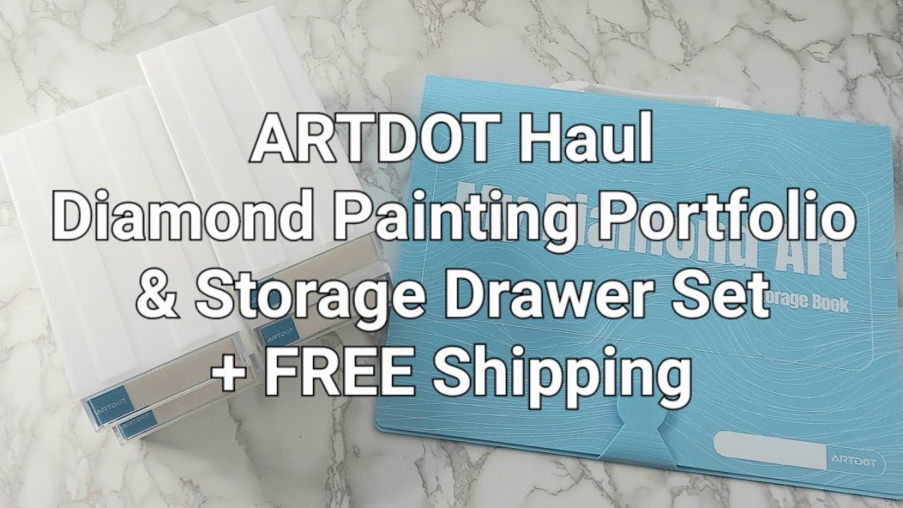 ARTDOT Haul Diamond Painting Portfolio & Storage Drawer System