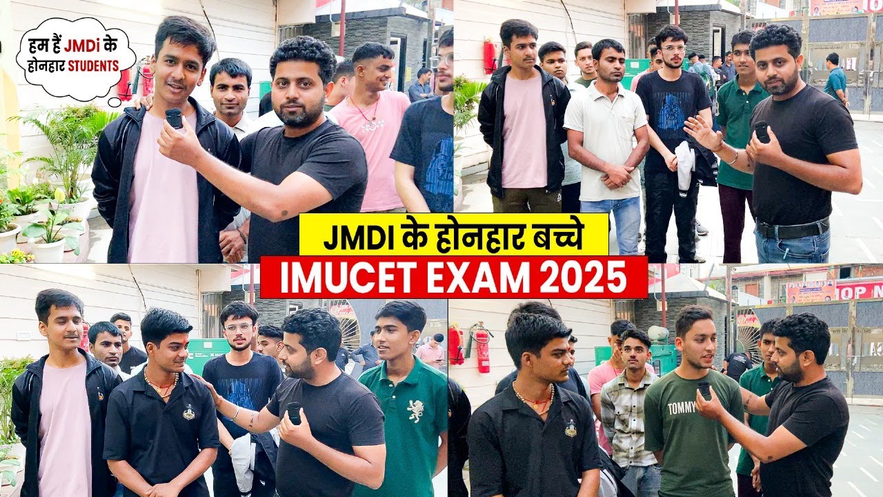 JMDi के होनहार बच्चे | Student's Reaction After IMU CET Exam 2025