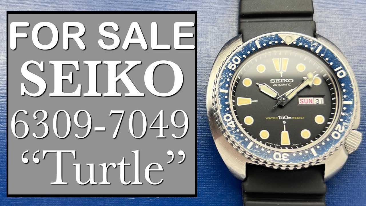 SOLD  -- 1978 Seiko 6309-7049 
