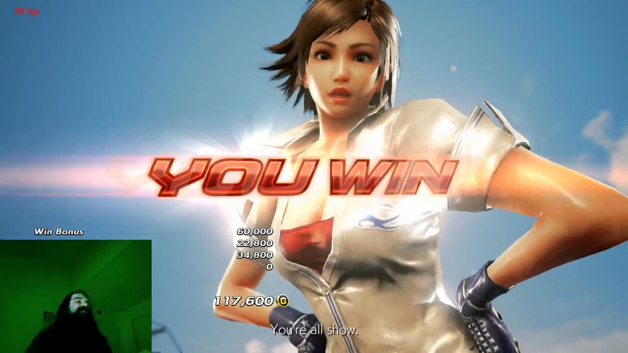 Арис играет в рейтинговый Tekken 7 — разминается и играет с Аской
