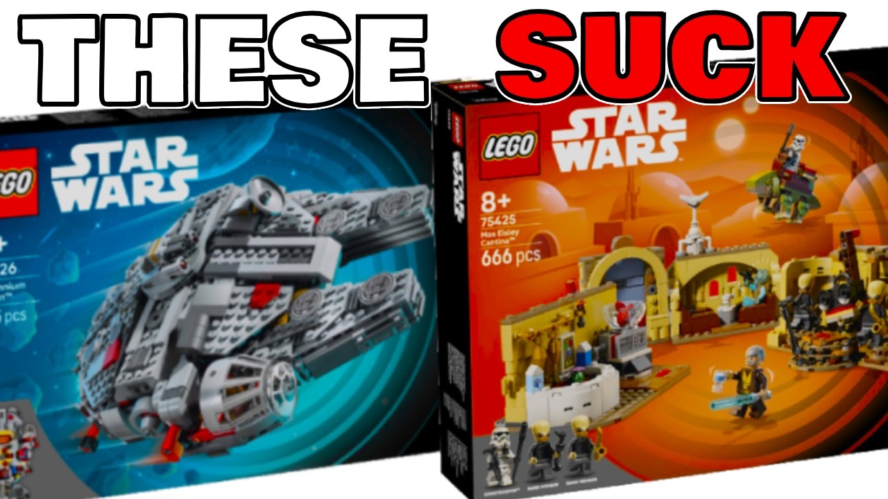 All Lego Star Wars 2026 March Sets Revealed! (Millennium Falcon, Cantina, AT-ST)