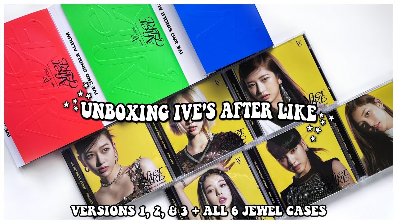 Unboxing IVE's 3rd Single After Like ✰ Ver 1, 2, 3 & OT6 Jewel Case Versions!