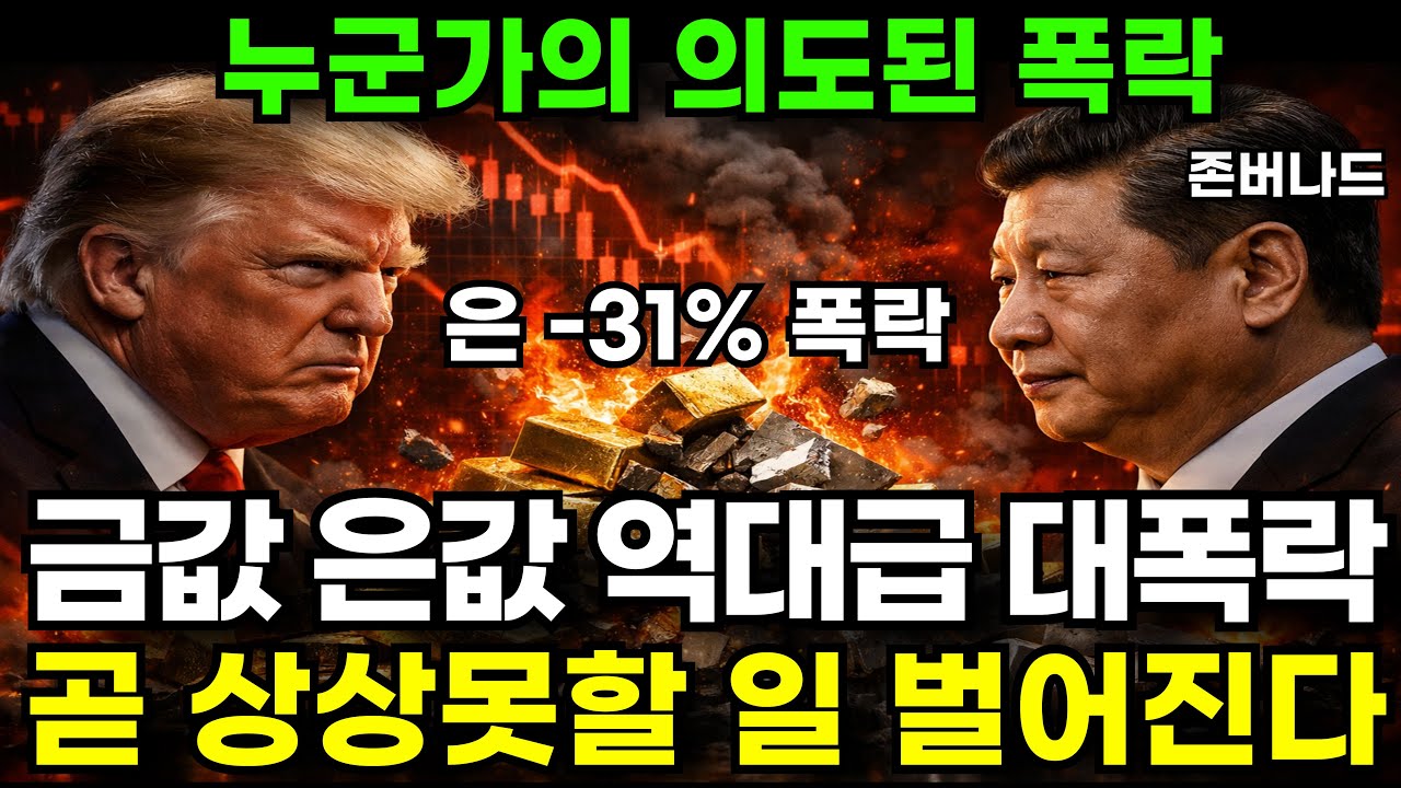 금값 또 한번 폭락이 올 겁니다. 현금 쟁였다가 이때 사세요｜존버나드 지식자랑