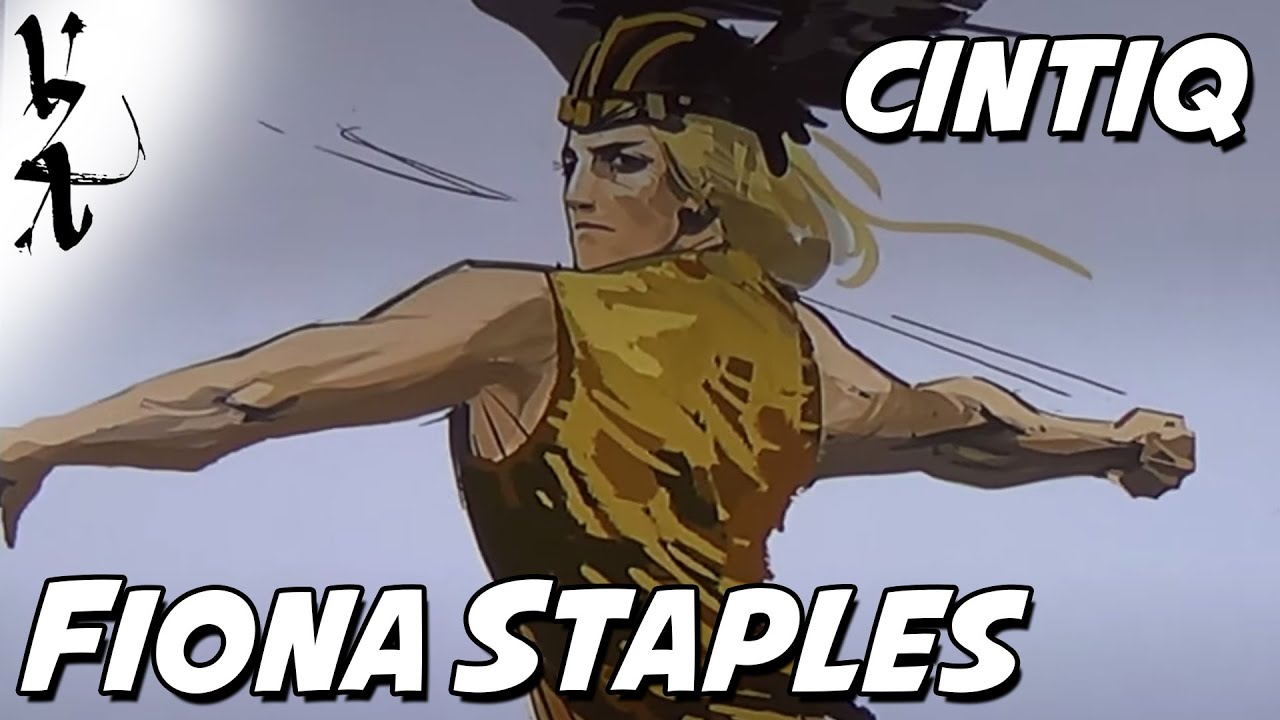 Fiona Staples - Cintiq 22HD Pen Display Demo
