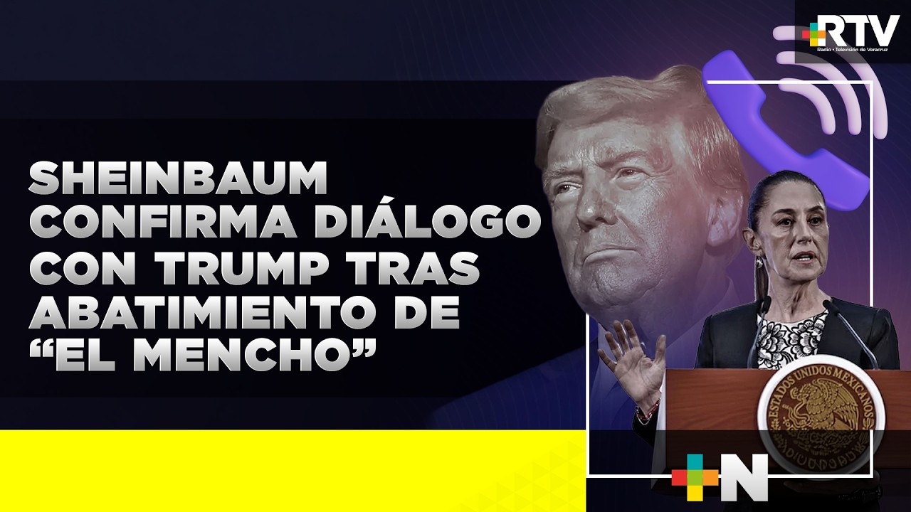 Llamada con Trump reafirma cooperación bilateral en seguridad: Sheinbaum | RTV Noticias