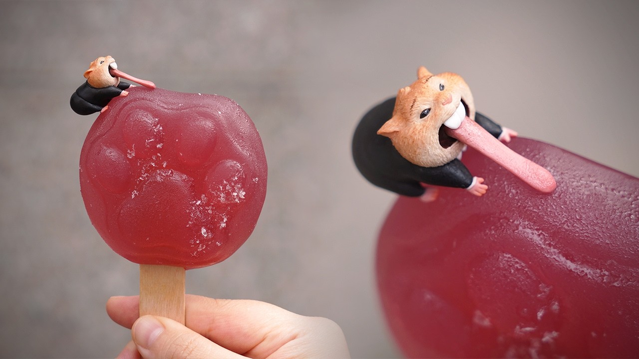 클레이로 주토피아 팝시클 만들기