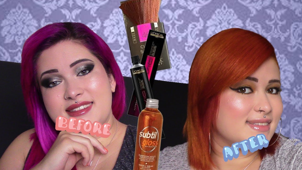 TRANSFORMATION CAPILLAIRE|| DE ROSE AU CUIVRE INTENSE!!
