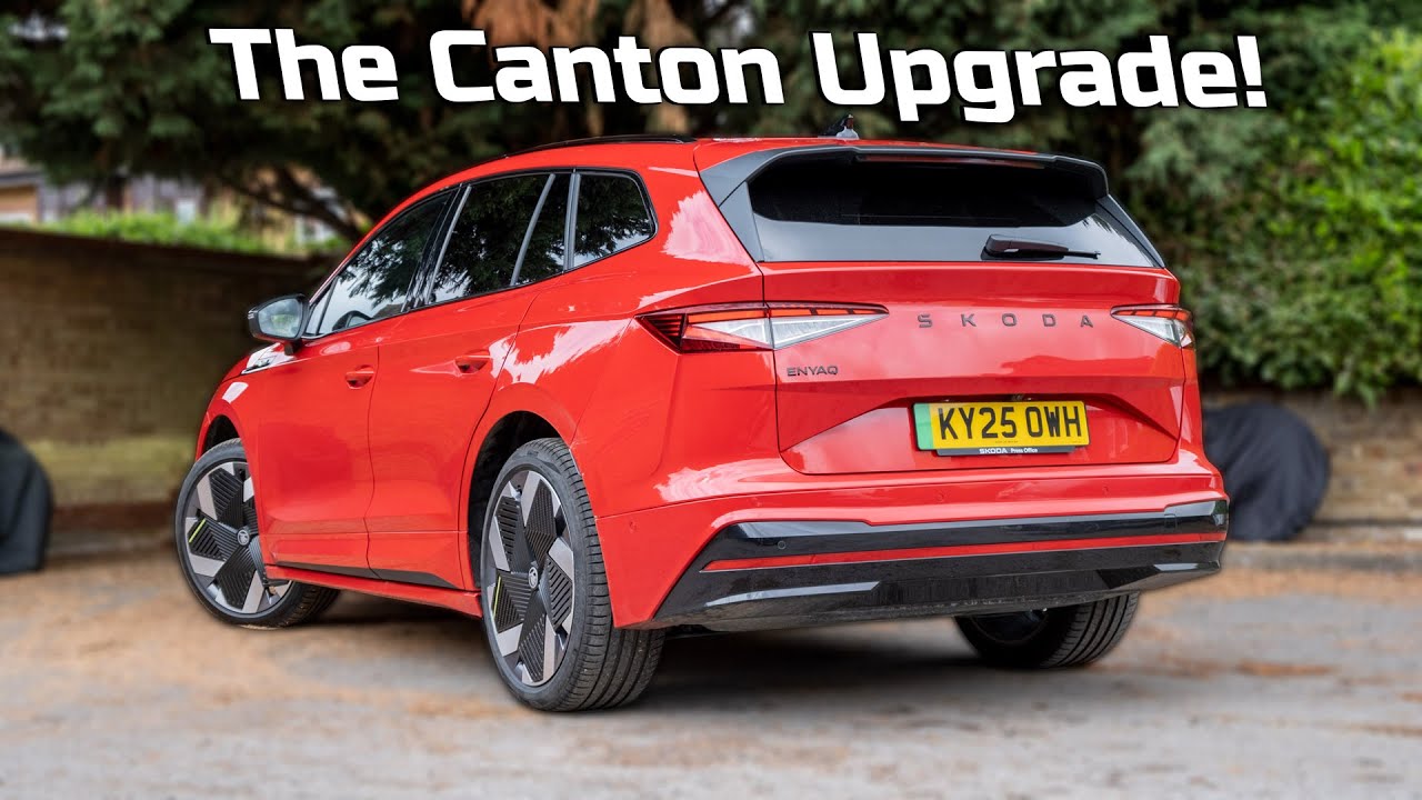 New Skoda Enyaq Audio Review: Stock 8-Speaker Vs Canton 12-Speaker!