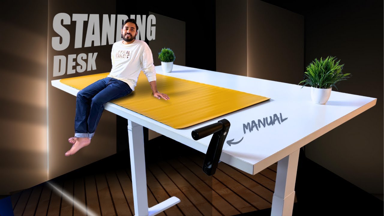 Manual vs Electric Standing Desks, Which is BEST for Your Home Office [HINDI]