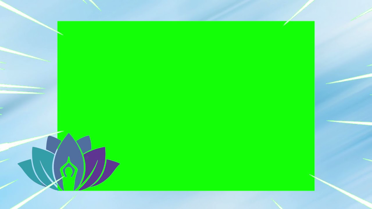 Yoga day Green screen video easy way for create new videos