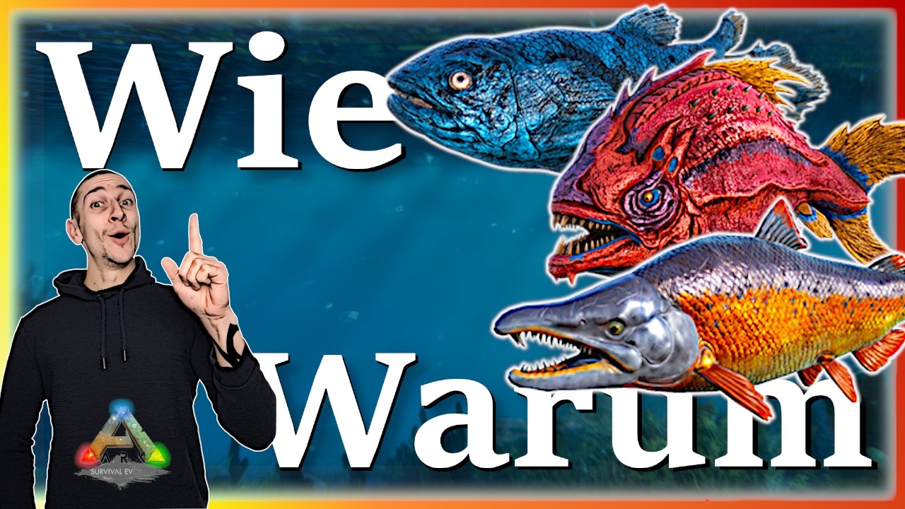 ARK Taming Guide | Piranha, Sabertooth salmon und Coelacanth zähmen & ihre Fähigkeiten mit Humor
