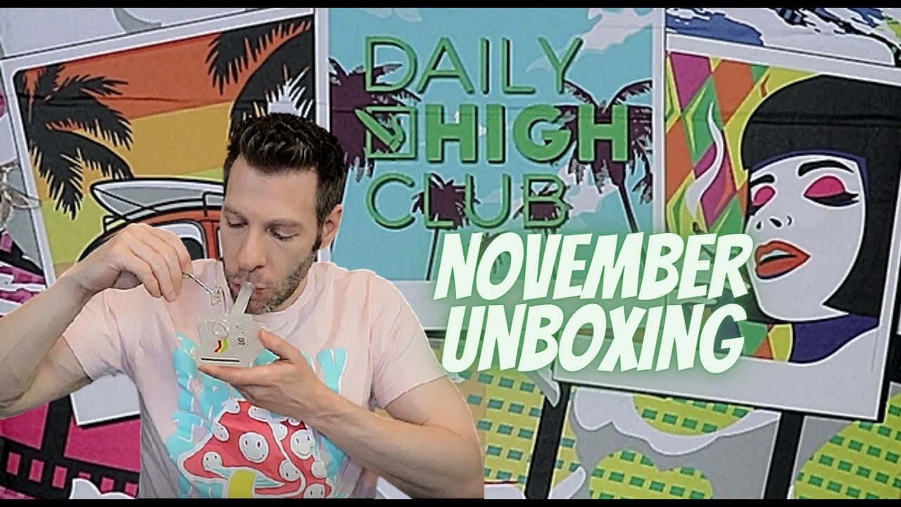Daily High Club November 2021 Unboxing | GoStoner Reviews