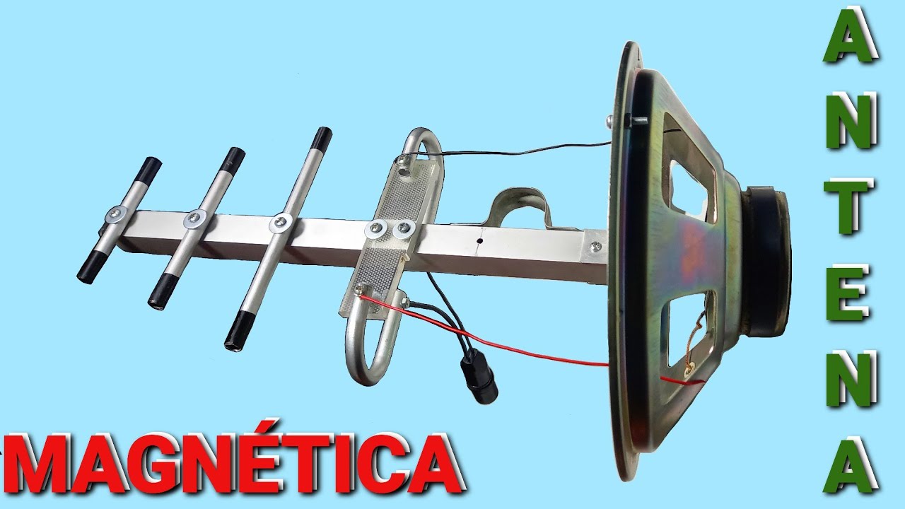 Como hacer una Antena Magnetica TV - Mas Poderosa del Mundo - Señal en Alta definicion - TDT
