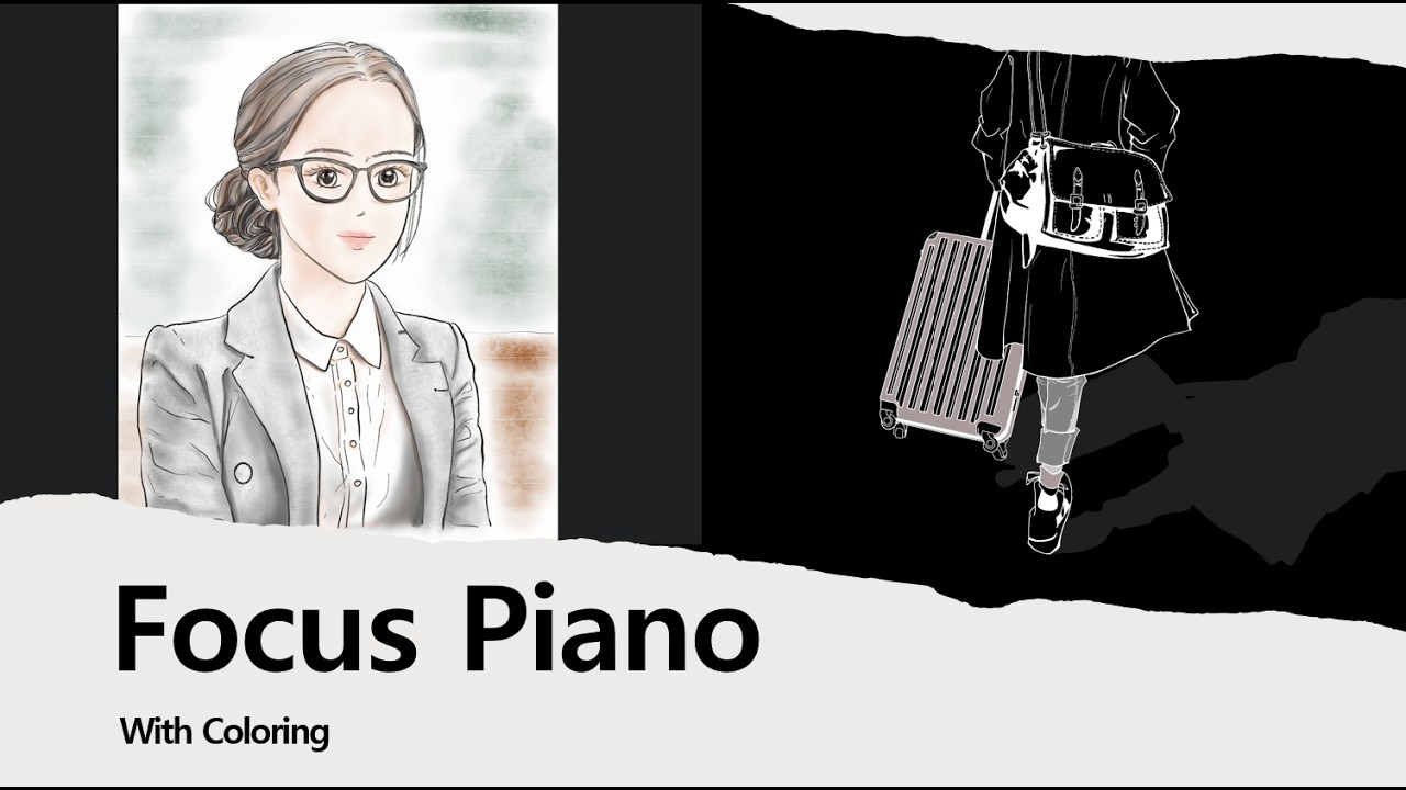 [Playlist] 2Hours Study with Me #1ㅣCalm Piano & Artㅣ집중의 시간ㅣ공부 일 휴식ㅣ#relaxing