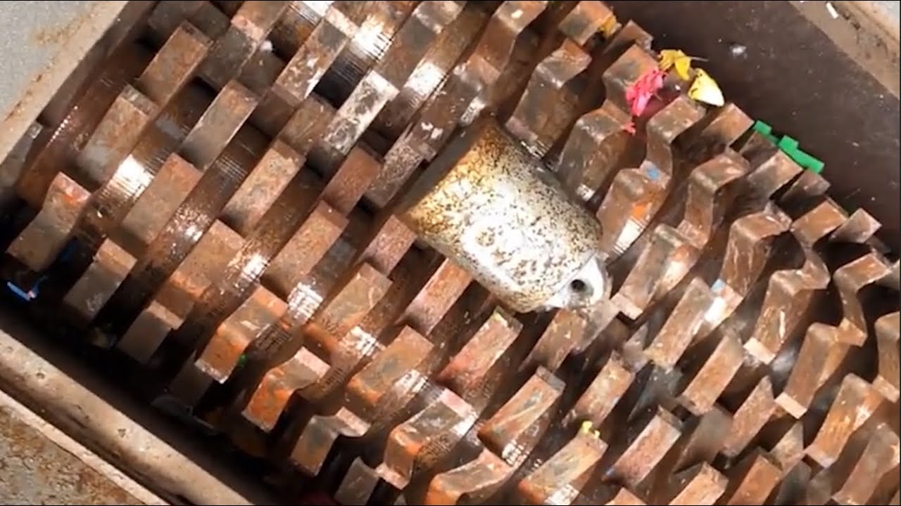 破碎機直接粉碎秤砣？