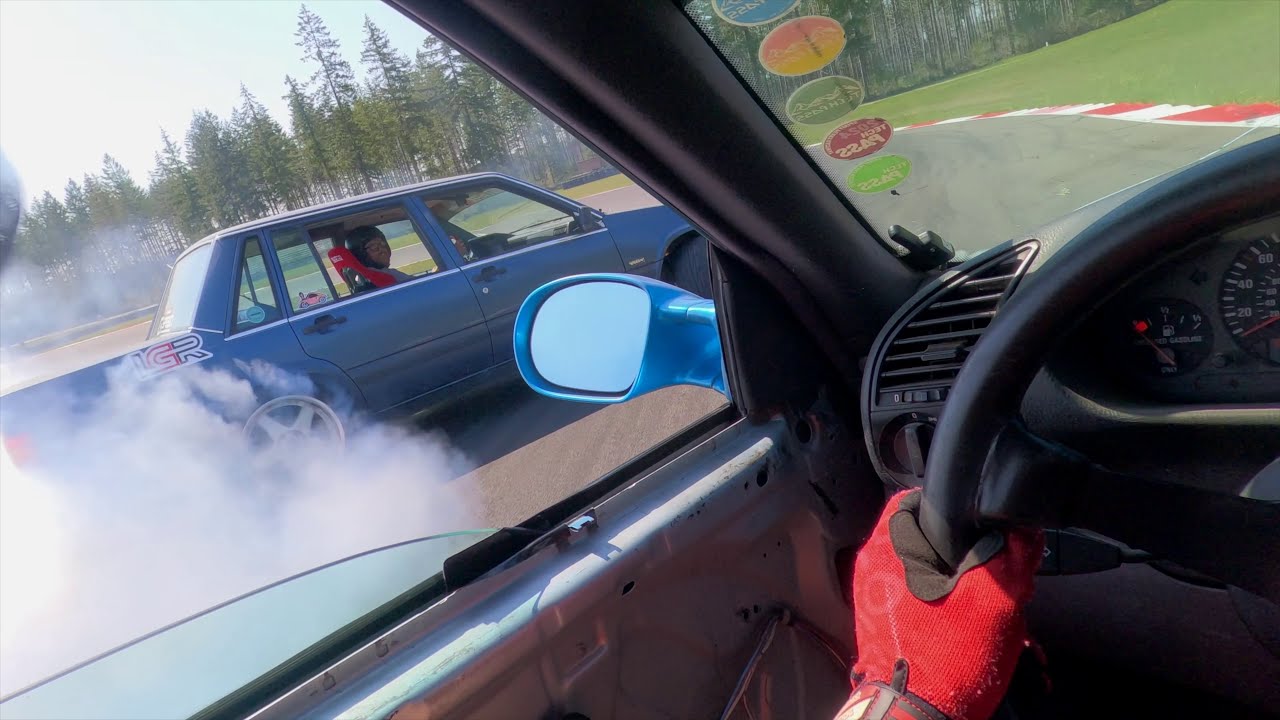 RAW: E36 M3 Tandem with a Volvo at The Ridge on DW10