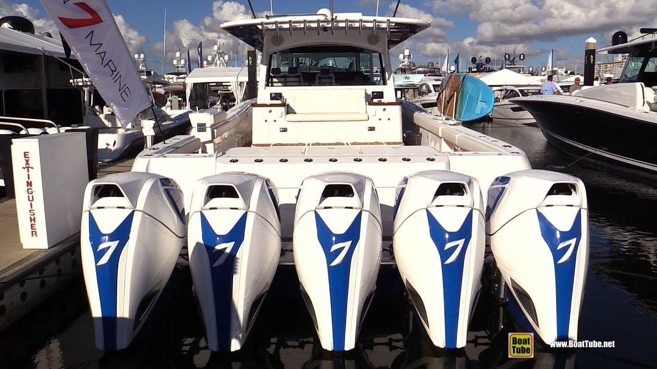 2020 HCB 65 Estrella World's Largest Center Console Powerboat - Walkaround Tour
