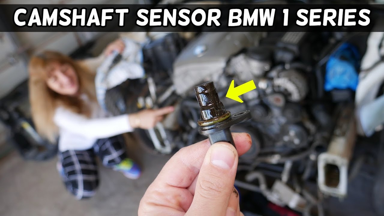 INTAKE CAMSHAFT POSITION SENSOR LOCATION REPLACEMENT BMW E81 E82 E87 E88