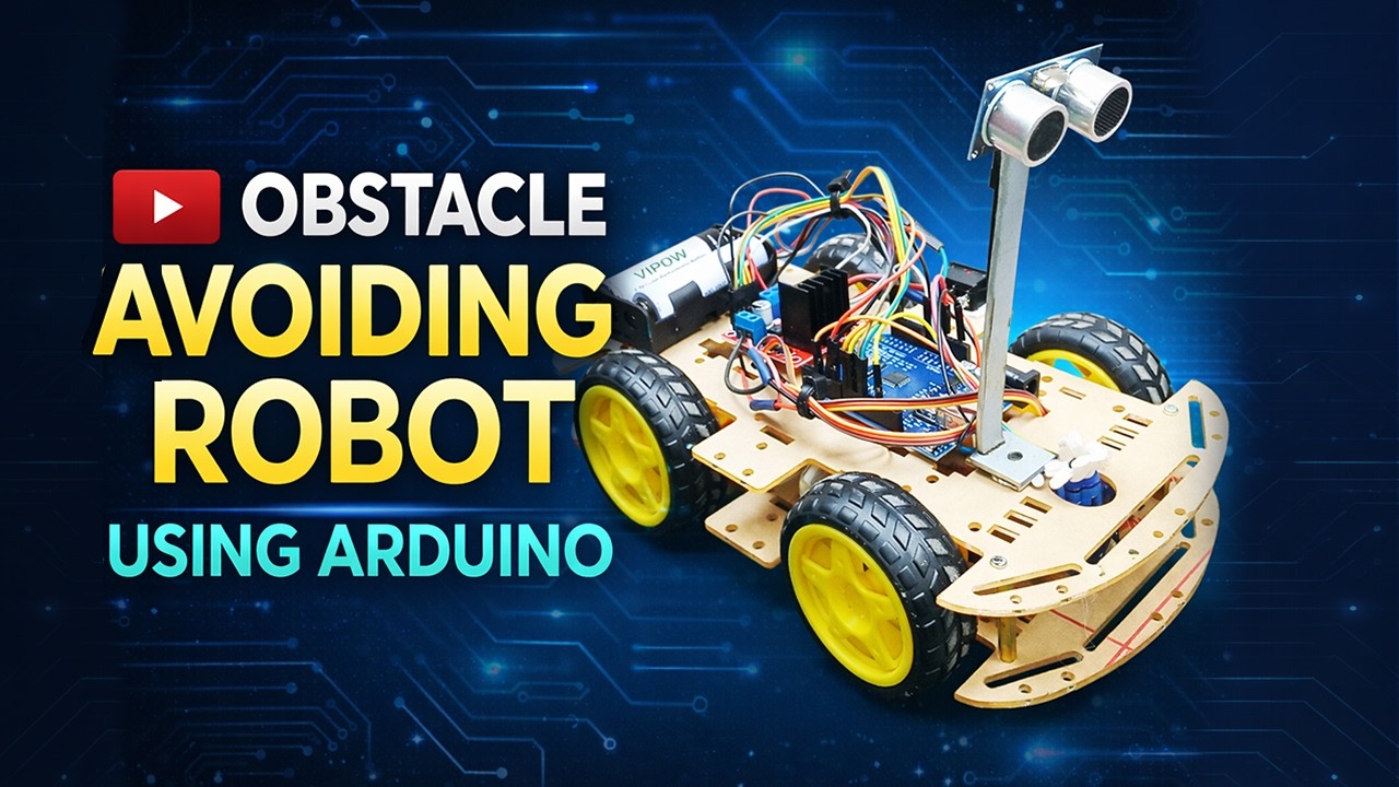 Obstacle Avoiding Robot | Arduino DIY Project | #Arduino #Robotics #DIYRobot