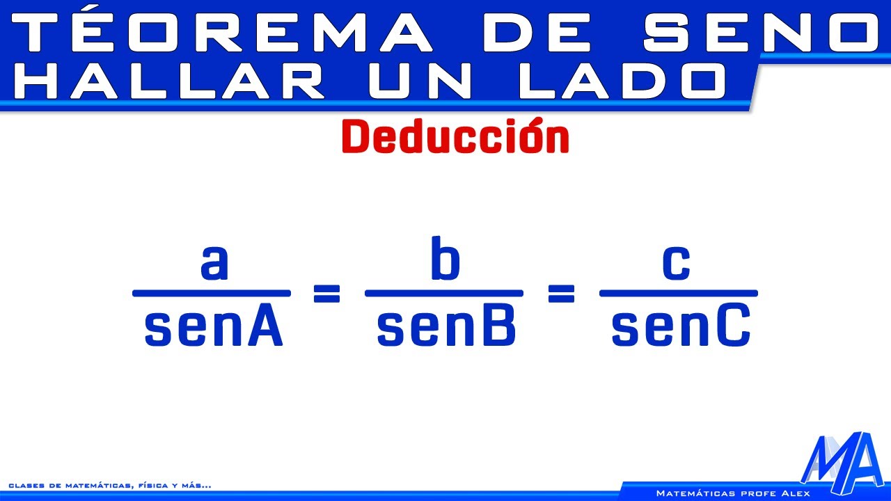Deducción del teorema del seno
