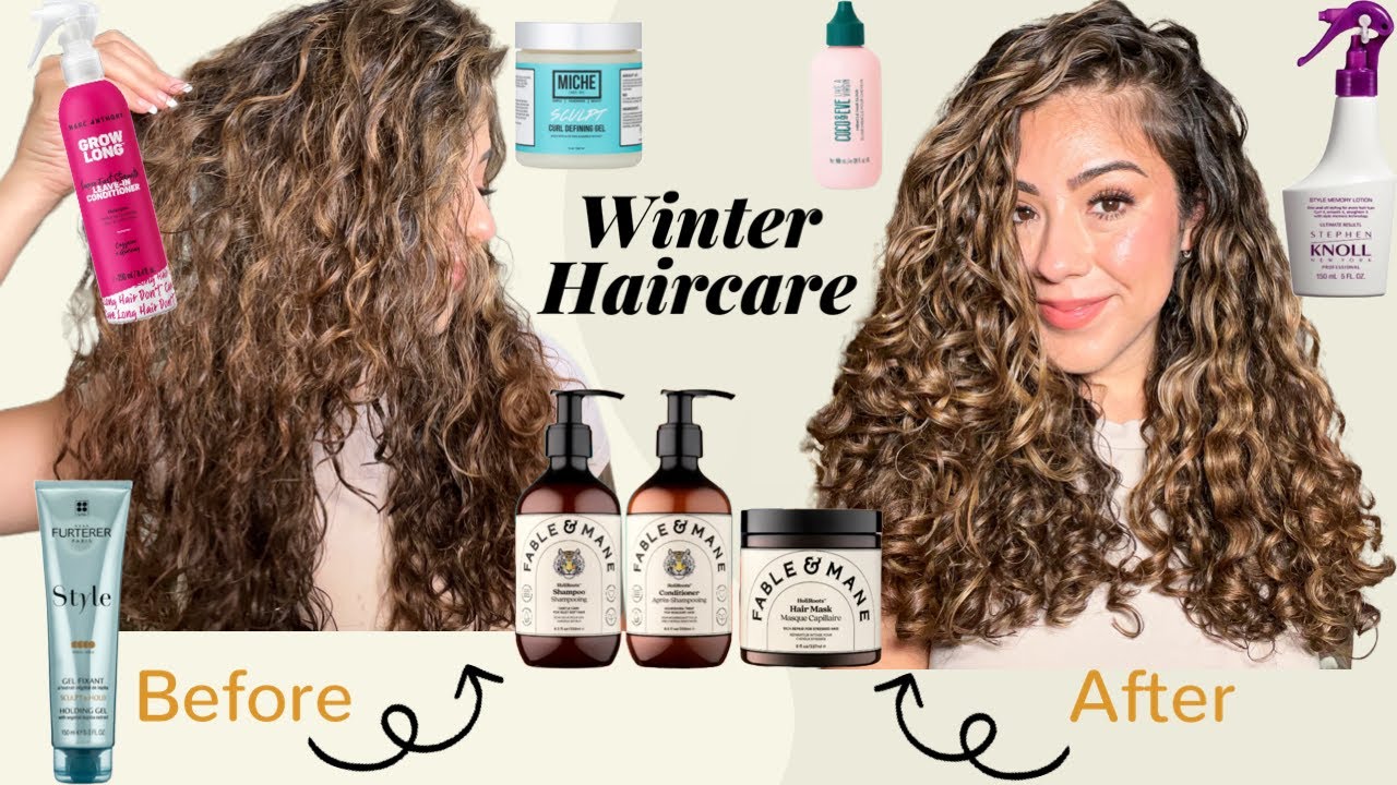 How to style and care for your curly hair during the winter!