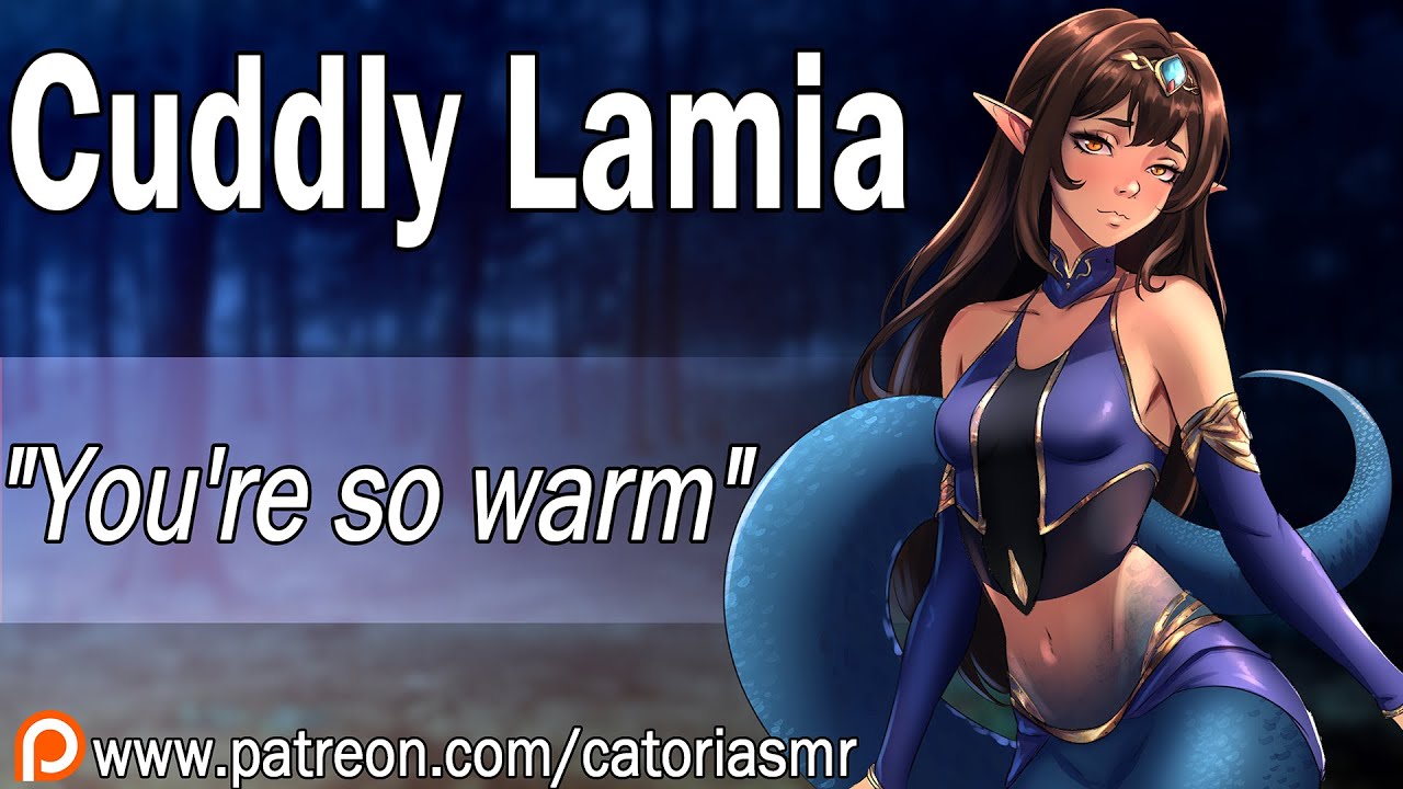 ASMR | Cute Lamia Coils You for Warmth [Cozy Cuddles] [Strangers to More]