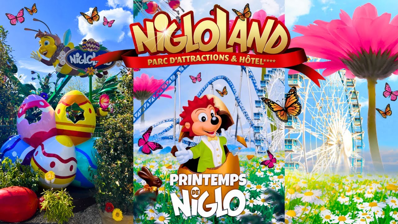 VLOG À NIGLOLAND POUR LA SAISON DEUX DU PRINTEMPS DE NIGLO ( ATTRACTIONS, SPECTACLES, DÉCORS ) !! 🌼🌺