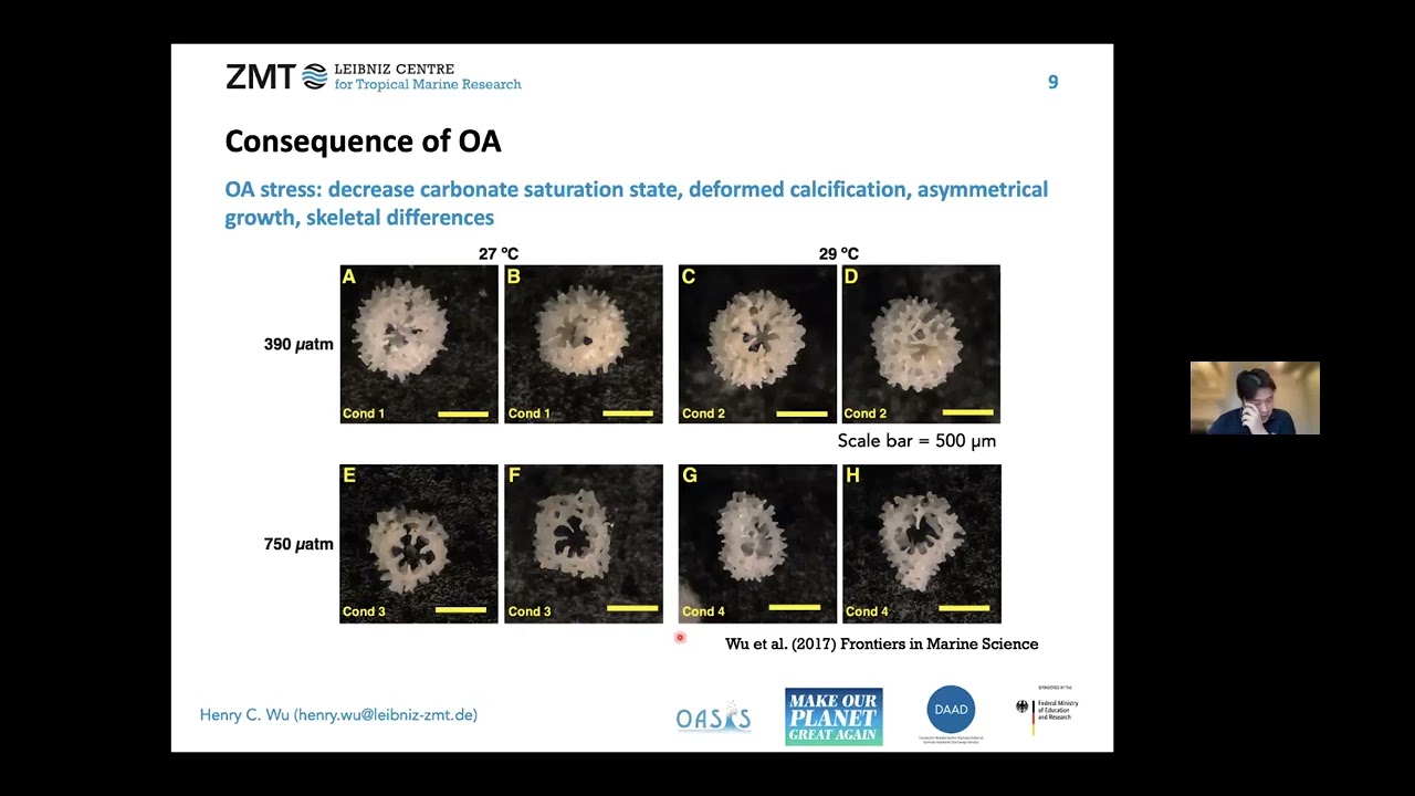 Henry Wu - Ocean acidification crisis and global warming observations from tropical corals