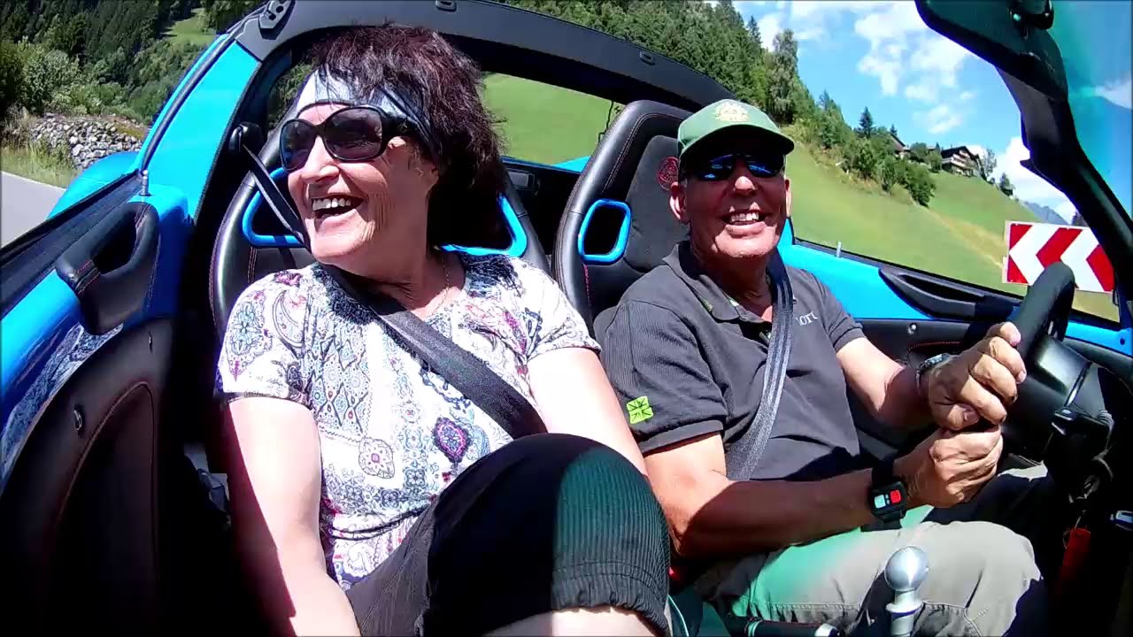 With Gaby in the Lotus Elise 220 Sport, and sound from a stage 2 exhaust