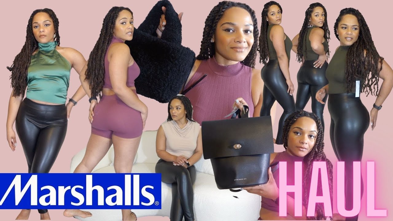 Marshalls Haul| Skims dupes | The Perfect Leather Leggings | Work Clothes| Fall Pieces