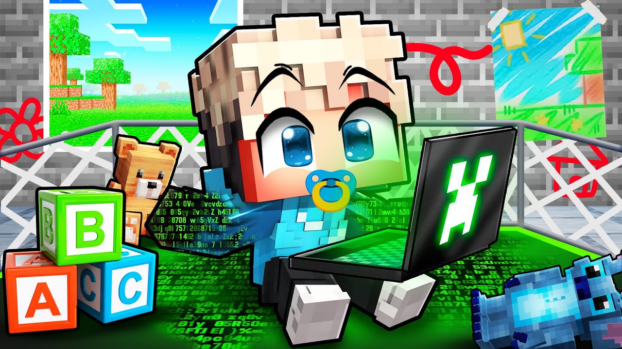 Spielen als HACKER BABY in Minecraft!